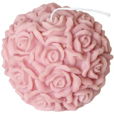 Breebe 3" Pink Unscented Dimensional Blossom Candle