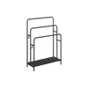Breebe 3-tier (27.6"l X 11.8"w X 39.4"h) Blanket Holder With Storage Shelf - Black In Black