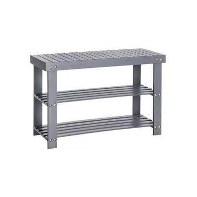 Breebe 3-tier Bamboo Shoe Rack Bench