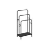 Breebe 3-tier Blanket Holder With Storage Shelf (19.7"l X 11.8"w X 39.4"h) In Black