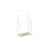 Breebe 3-tier Blanket Holder With Storage Shelf (19.7"l X 11.8"w X 39.4"h) In White