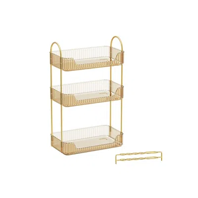 Breebe 3-tier Makeup Organizer In Neutral