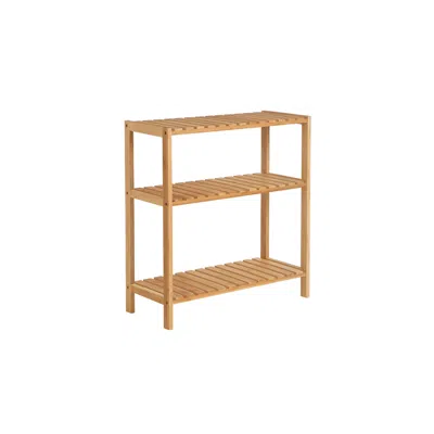 Breebe 3-tier Multifunctional Bamboo Storage Shelf - Natural In Neutral