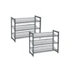 Breebe 3-tier Shoe Storage Rack With Adjustable Shelves