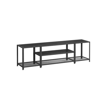 Breebe 3-tier Tv Stand With Open Storage Shelves