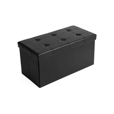 Breebe 30 Inches Folding Storage Ottoman Bench