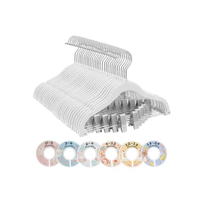 Breebe 30 Packs Baby Hangers With Clips