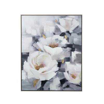 Breebe 32.3 X 40.2" Sarah Framed Floral Wall Art, Large In Multi