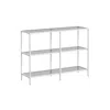Breebe 39.4 Inch Console Table With 3 Shelves