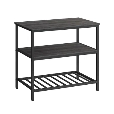 Breebe 39.4 Inches Kitchen Shelf With Large Worktop