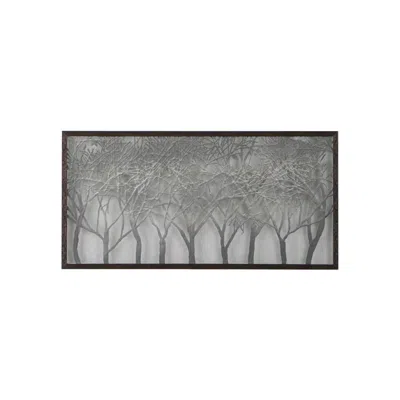 Breebe 39.4 X 19.7 Inch Shadow Box Wall Decor,modern Home Accent For Living Room, Kitchen & Office In Gray