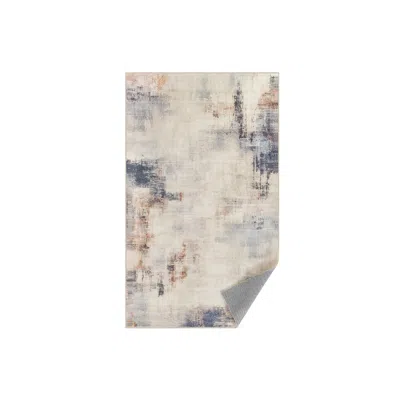 Breebe 3'w X 5'l Area Rug, Modern Abstract Style - Camel Brown In Multi