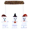Breebe 4 Pieces Halloween Decoration Pop Up Ghosts With Gate And Led Lights In Multi