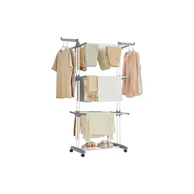 Breebe 4-tier Clothes Drying Rack Stand In Multi