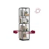 Breebe 4-tier Rotating Bookshelf With Bookends