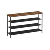 Breebe 4-tier Shoe Rack With 3 Fabric Shelves