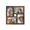 Breebe 4 X 6 Collage Picture Frames, Set Of 4 - Ash Black+rustic Brown In Brown