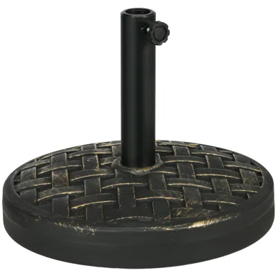 Breebe 40 Lb Heavy Duty Concrete Umbrella Base In Red