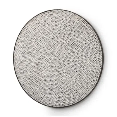 Breebe 48" Grey Metal Sphere Decorative Wall Sculpture In Gray