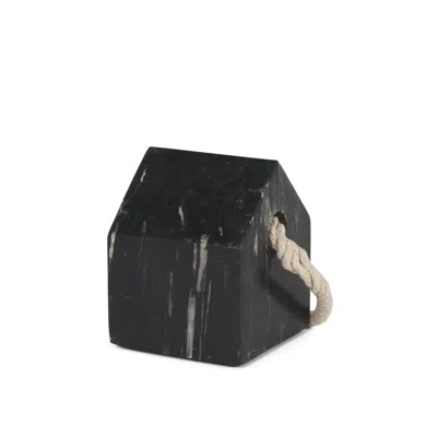 Breebe 5" Black Marble Tabletop Sculpture