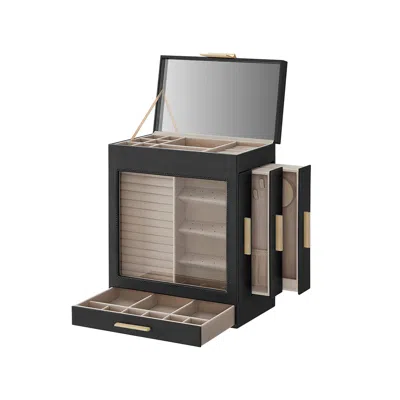 Breebe 5-layer Jewelry Box With 3 Side Drawers