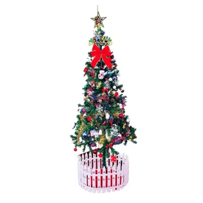 Breebe 5' Pre Lit Full Tropical Christmas Tree With Decorations In Multi