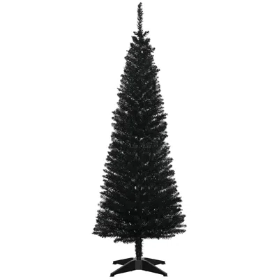 Breebe 5' Slim Artificial Pencil Christmas Tree With 294 Tips In Green