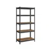 Breebe 5-tier (17.7"d X 35.4"w X 70.9"h) Storage Shelves For Study Shed Basement - Rustic Brown In Brown