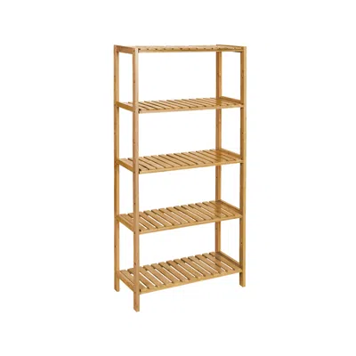 Breebe 5-tier Bamboo Storage Shelf In Brown