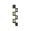 Breebe 5-tier Corner Shelf With Pvc Rattan Sides In Multi