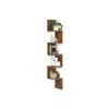 BREEBE 5-TIER FLOATING CORNER BOOKSHELF