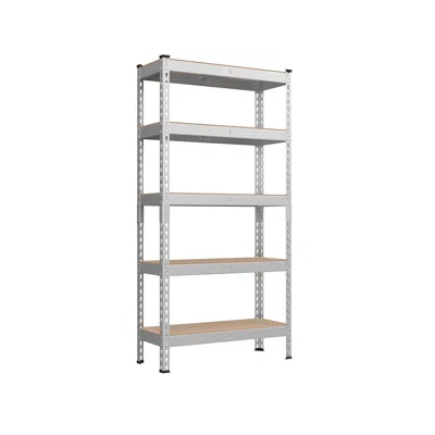 Breebe 5-tier Garage Storage Shelf, 11.8 X 29.5 X 59.1 Inches In Gray