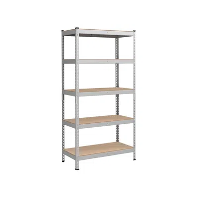 Breebe 5-tier Garage Storage Shelf, 17.7 X 35.4 X 70.9 Inches In Gray