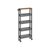 Breebe 5-tier Slim Rolling Storage Cart