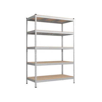 Breebe 5-tier Storage Shelves, 23.6 X 47.2 X 70.9 Inches In Metallic