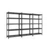 Breebe 5-tier Storage Shelves 3pcs Set - Black In Black