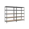 Breebe 5-tier Storage Shelves Set Of 2, 23.6 X 47.2 X 70.9 Inches