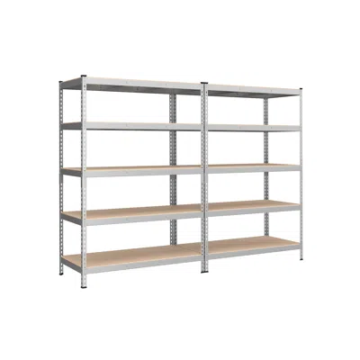 Breebe 5-tier Storage Shelves Set Of 2, 23.6 X 47.2 X 70.9 Inches In Gray