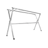 Breebe 56.3"-93.7" Wide Extendable Clothes Drying Rack Dove Gray