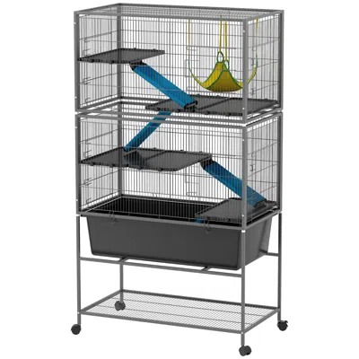 Breebe 59" 5-level Small Animal Cage In Grey