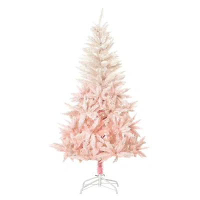 Breebe 5ft Unlit Christmas Tree With 450 Tips In Pink