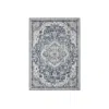 Breebe 5'w X 7'l Area Rug, Traditional Vintage Style In Gray