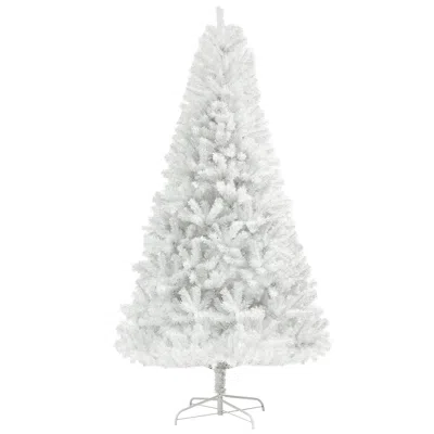 Breebe 6 Ft Artificial Christmas Tree Full Shape With 1000 Tips In White