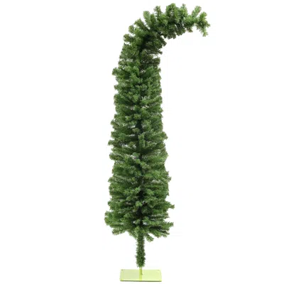 Breebe 6 Ft Whimsical Pencil Artificial Christmas Tree With 400 Branch Tips In Green