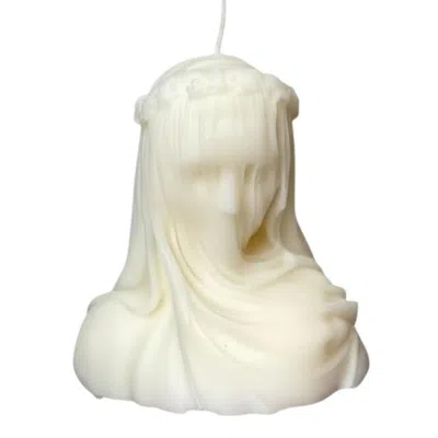 Breebe 6" Ivory Unscented Dimensional Lady Candle In Neutral