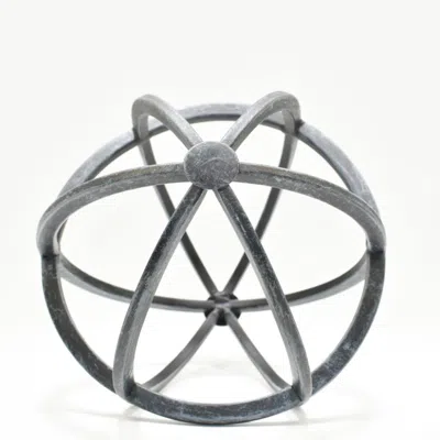 Breebe 6" Pewter Metal Tabletop Sculpture In Gray