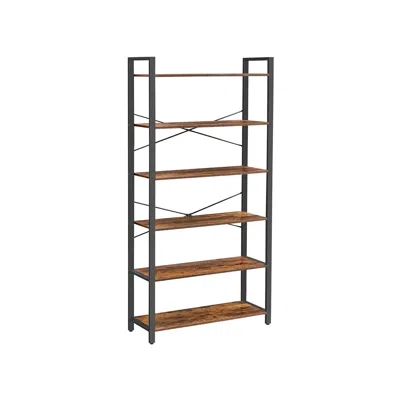 Breebe 6-tier Bookshelf With Steel Frame