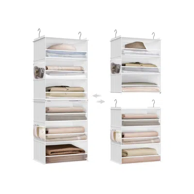 Breebe 6-tier Hanging Closet Organizer In White
