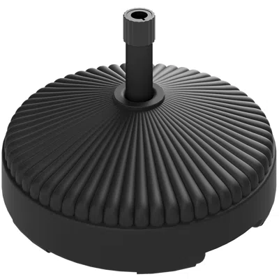 Breebe 62 Lb Round Heavy Duty Patio Umbrella Base In Black