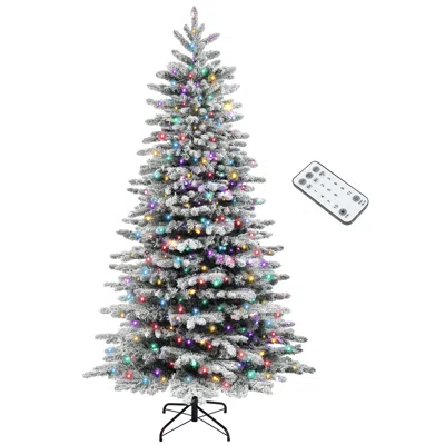 Breebe 6.5ft Pre-lit Artificial Christmas Tree With 400 Led Lights In Multi